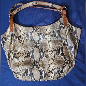 Brahmin Tote, original, real snakeskin